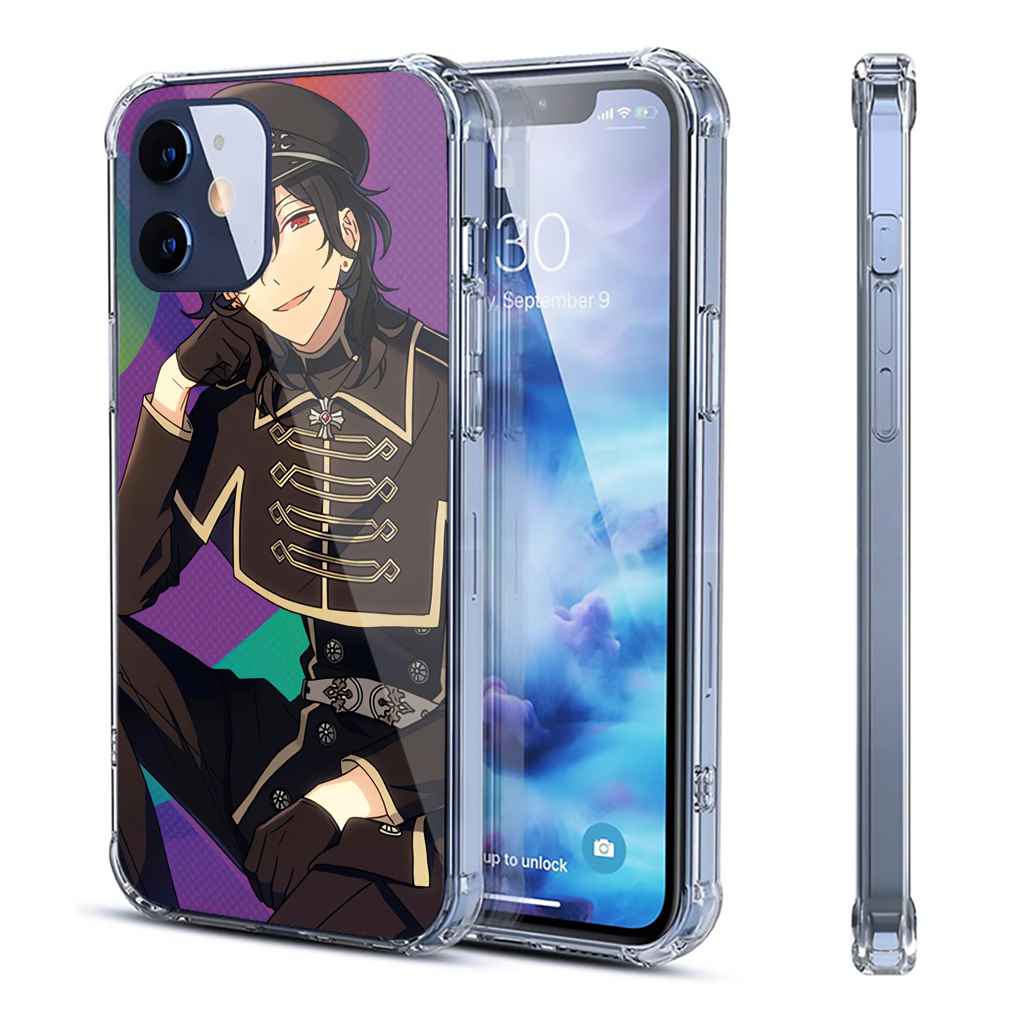 （画像用） あんさんぶるスターズ! Ensemble Stars 【iPhone 12シリーズ対応】透明スマホケース（クリアソフトケース）